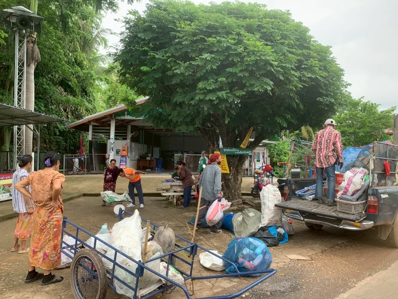 กิจกรรมกองทุนธนาคารขยะชุมชนตำบลหนองเต่า